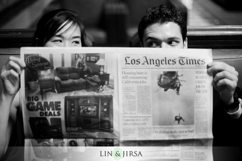 union station engagement photography los angeles