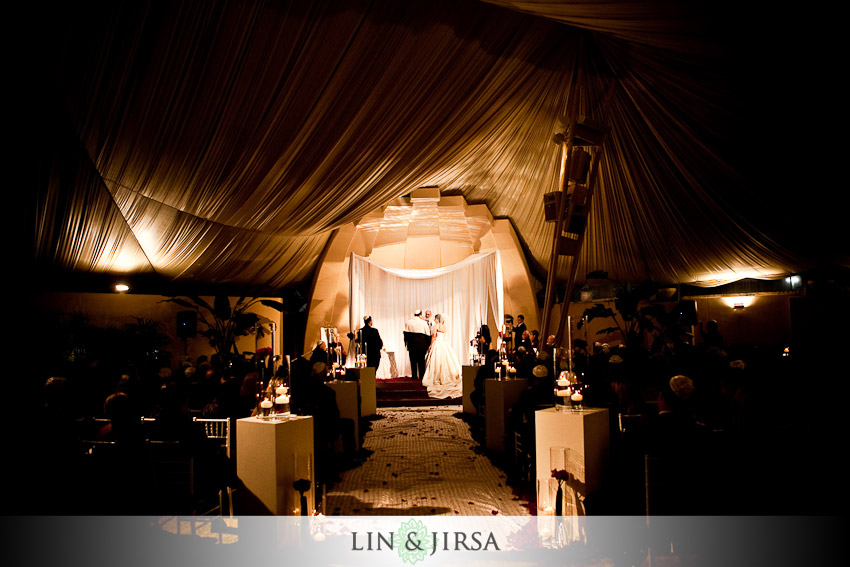 Here is a natural light shot of the wedding ceremony at the Island Hotel