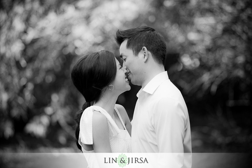 huntington library engagement photography