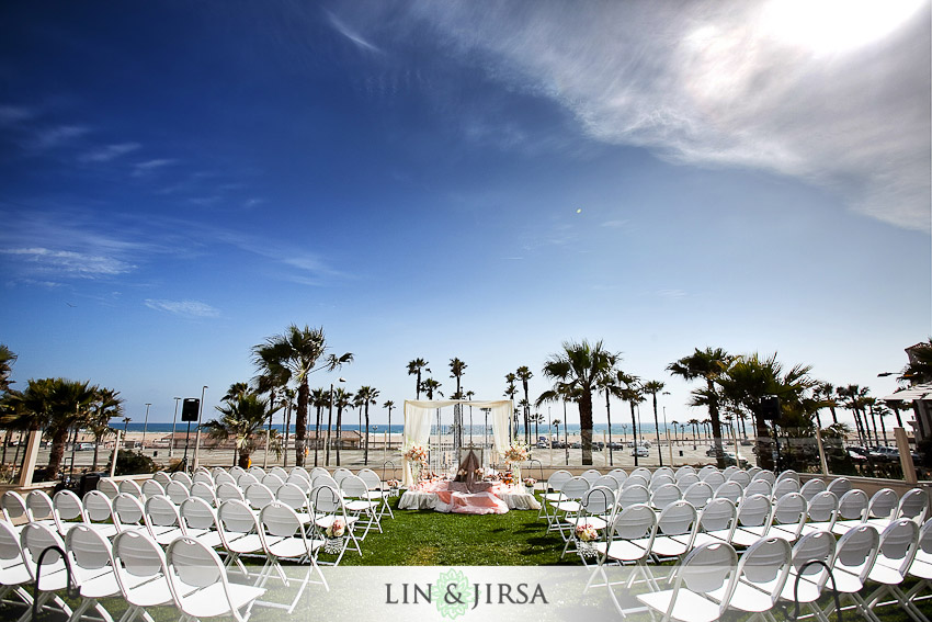 The big blue Huntington Beach Sky was a perfect backdrop for the outdoor