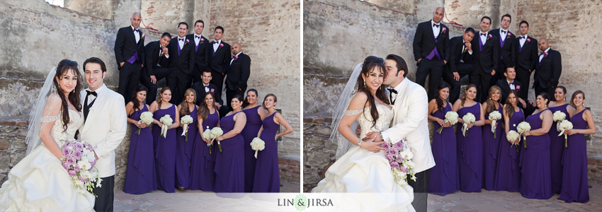 Wedding Photography at the Mission Basilica in San Juan Capistrano