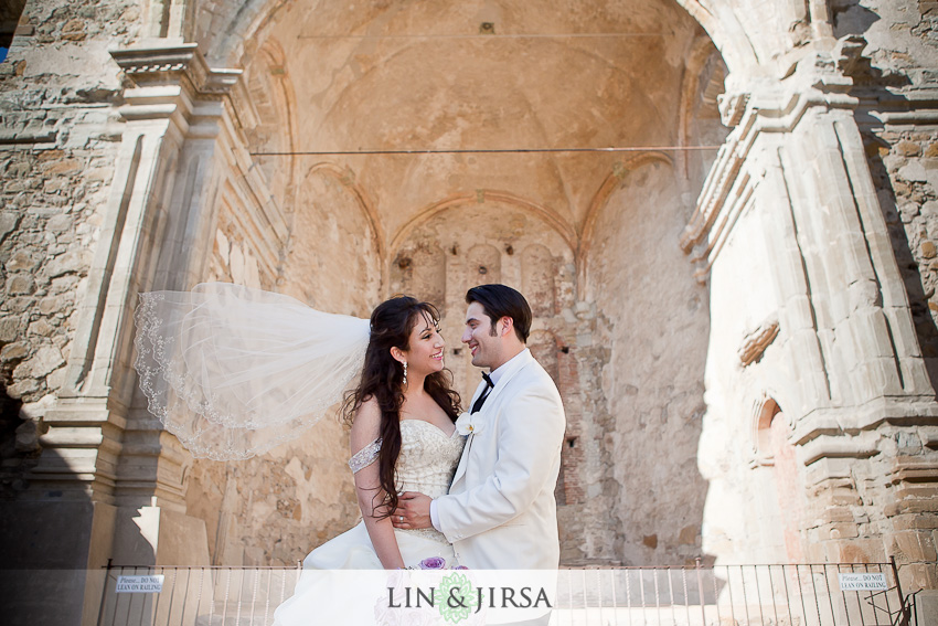 Wedding Photography at the Mission Basilica in San Juan Capistrano