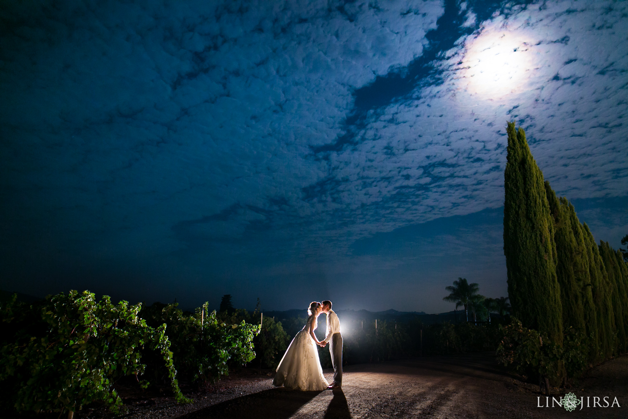 Night Photograph at the Trentadue Winery