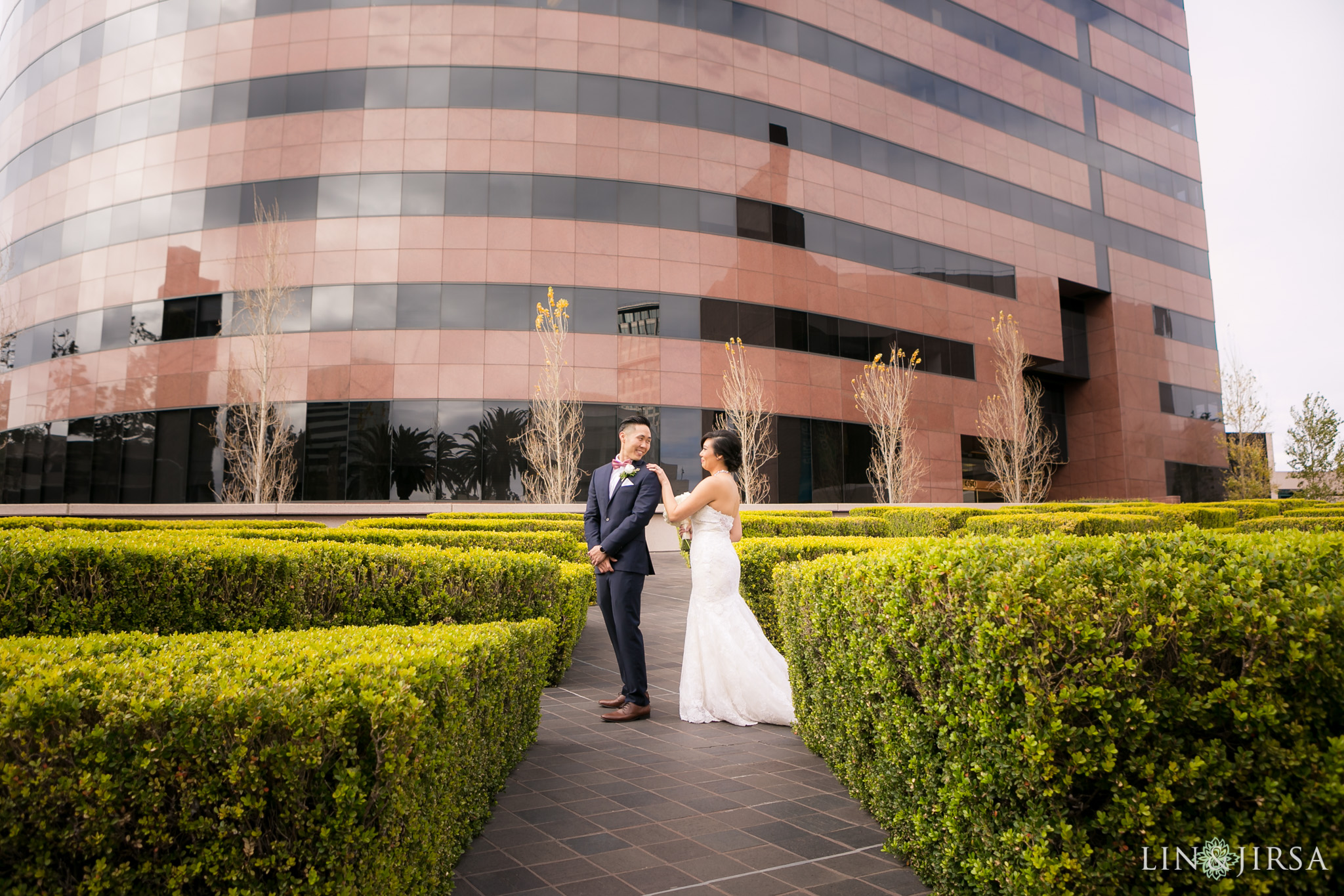12 orange county first look wedding photography
