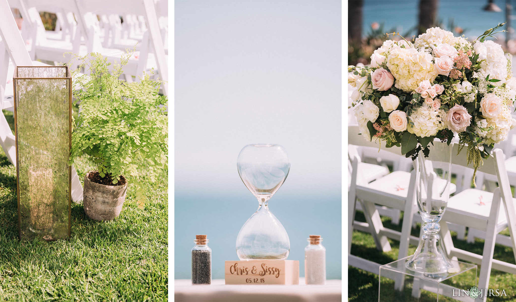 ole hanson beach club san clemente wedding ceremony photography