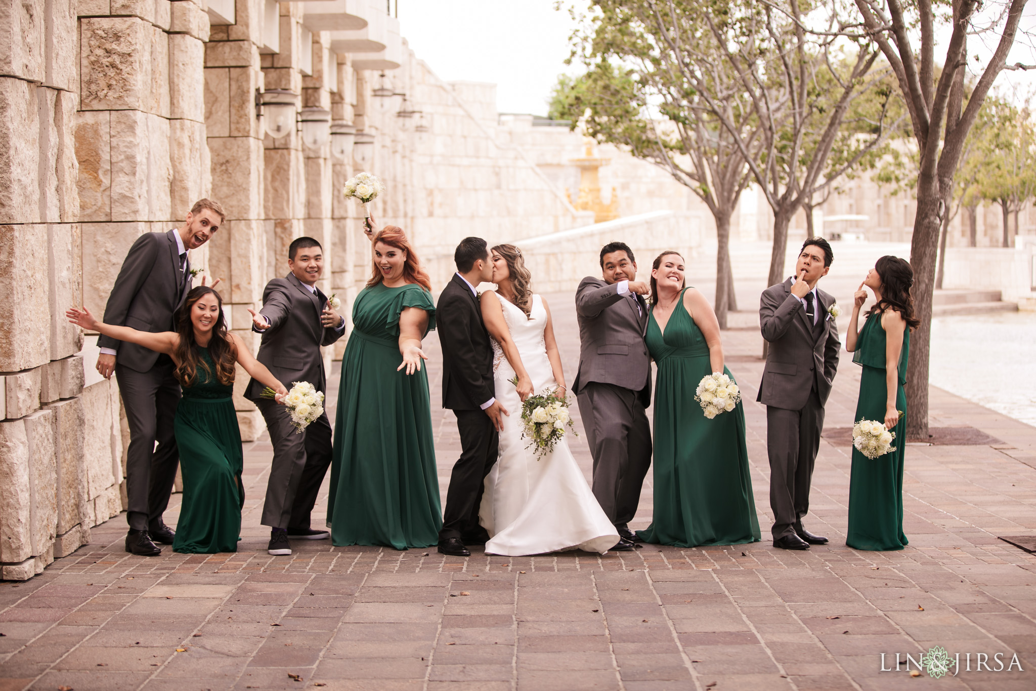 Coto de Caza Golf and Racquet Club Orange County Wedding Photography Bridal Party Fun