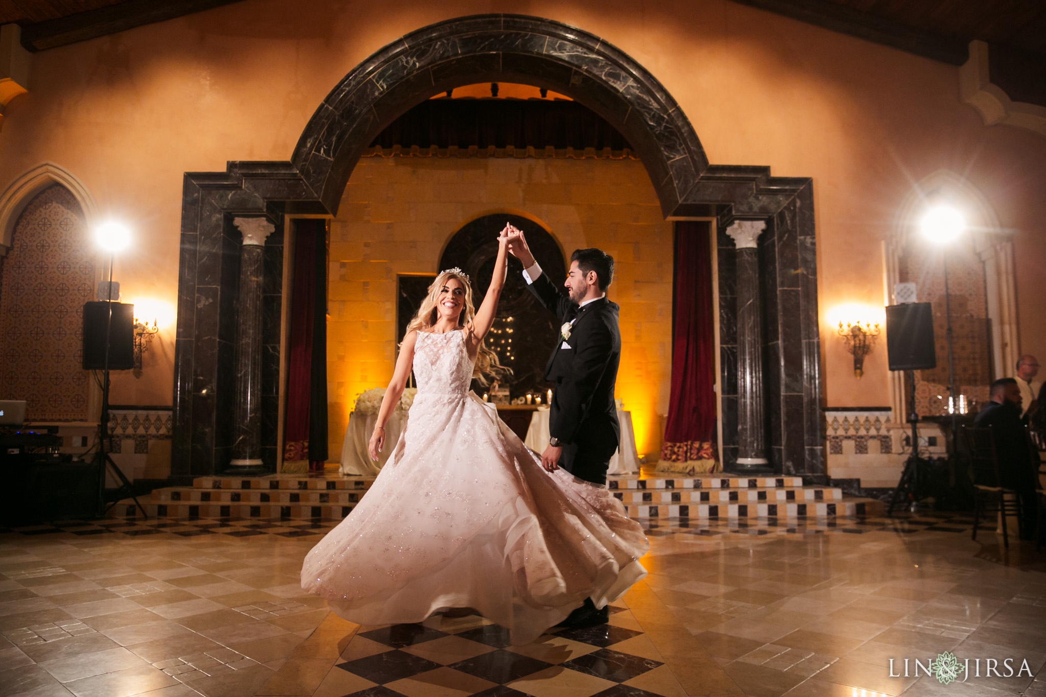 wedding reception at the grand del mar fairmont