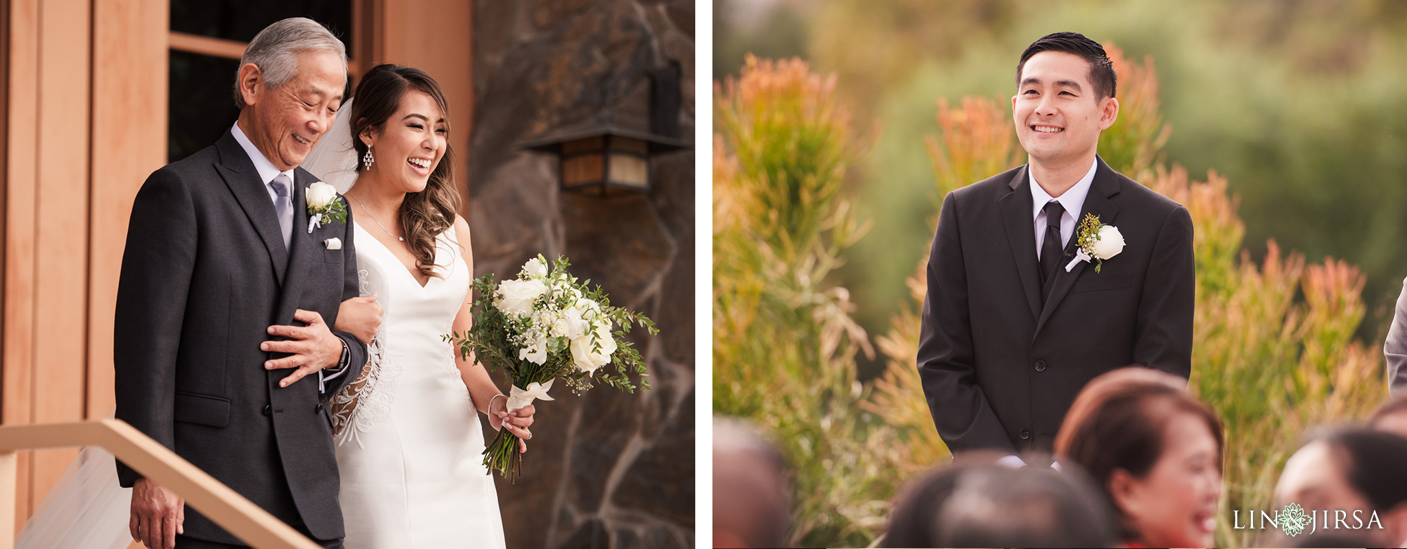 Coto de Caza Golf Club Wedding Photography Ceremony Aisle Walk