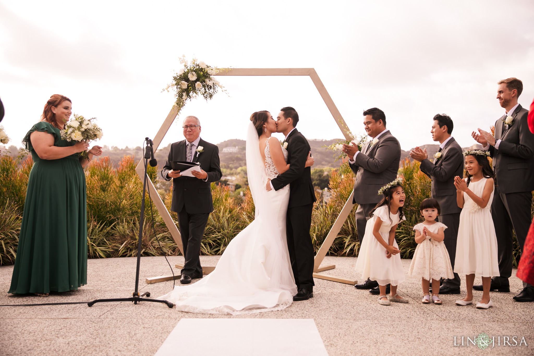 Coto de Caza Golf Club Wedding Photography First Kiss