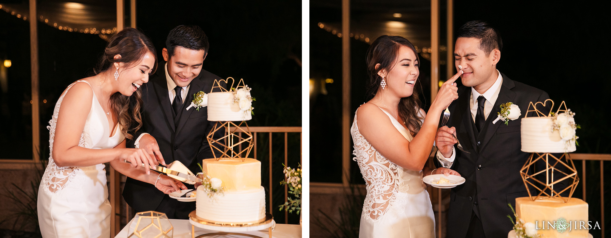 Coto de Caza Golf Club Wedding Photography Cake Cutting