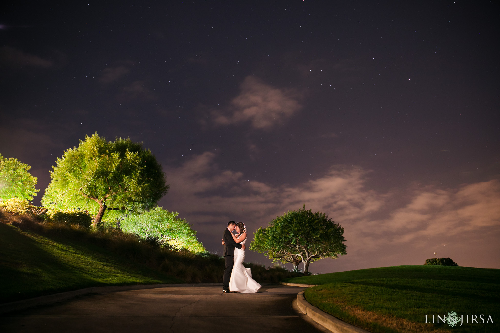 Coto de Caza Golf Club Wedding Photography Night Shot Epic Scenic