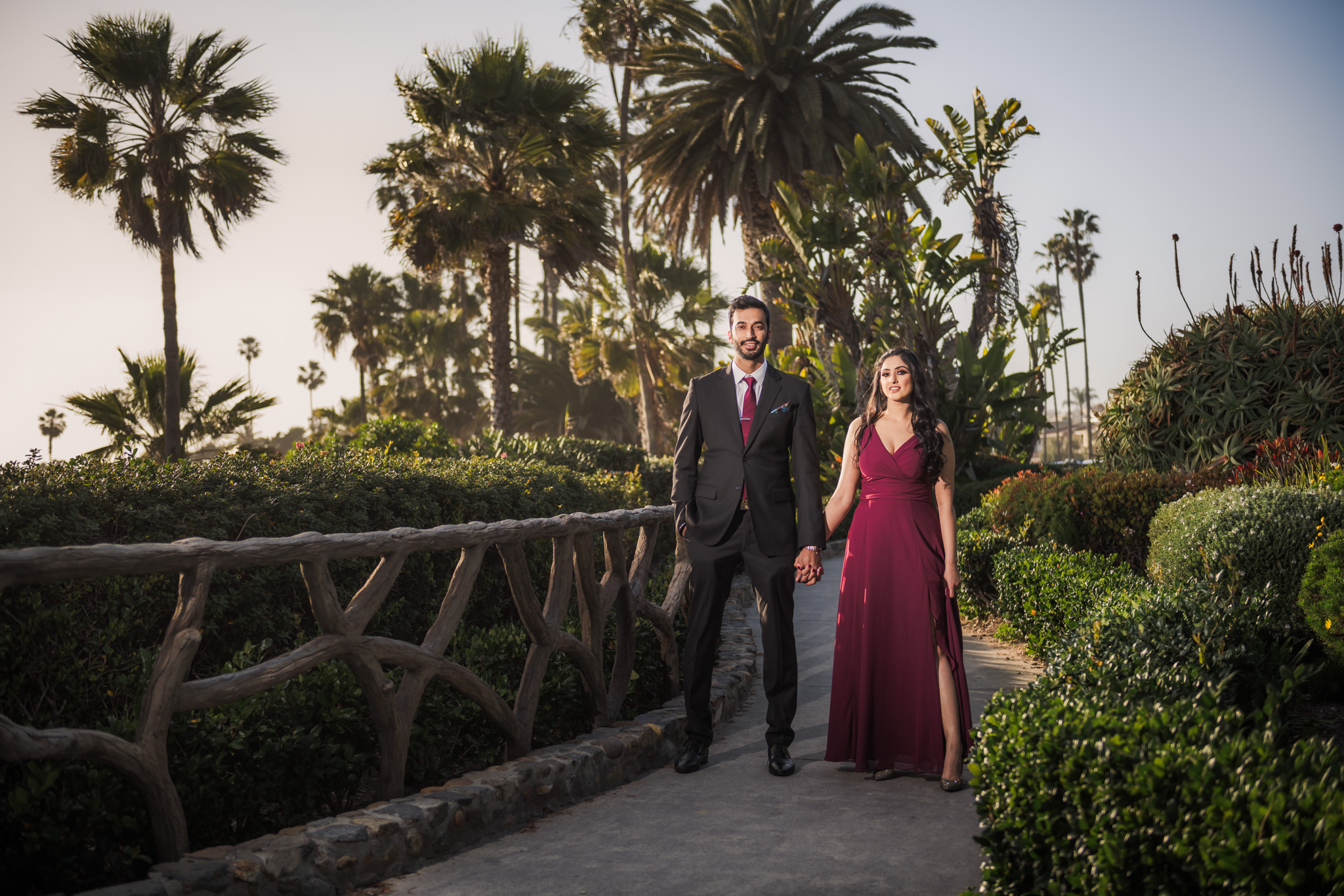Heisler Park Laguna Beach Engagement Rachna Mandeep