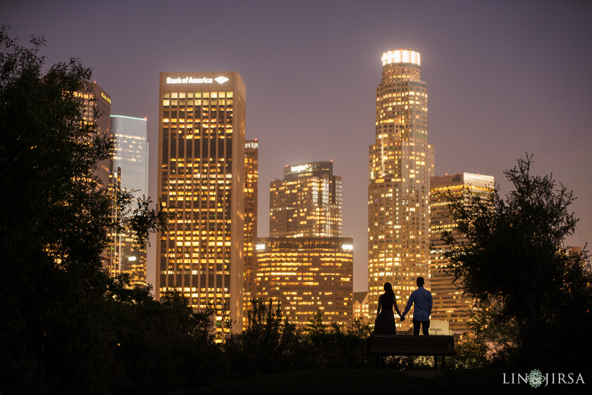 Vista Hermosa Natural Park Los Angeles Engagement Tiffany & Mark