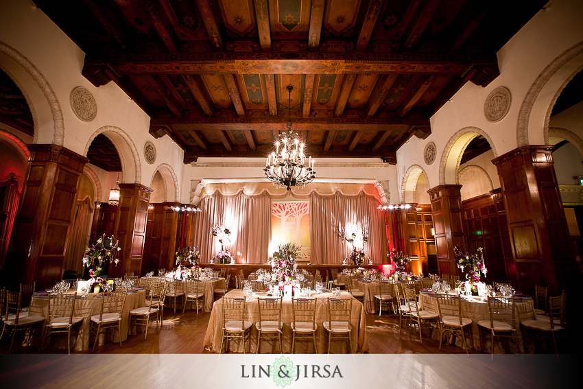 Reception Park Plaza Los Angeles Wedding