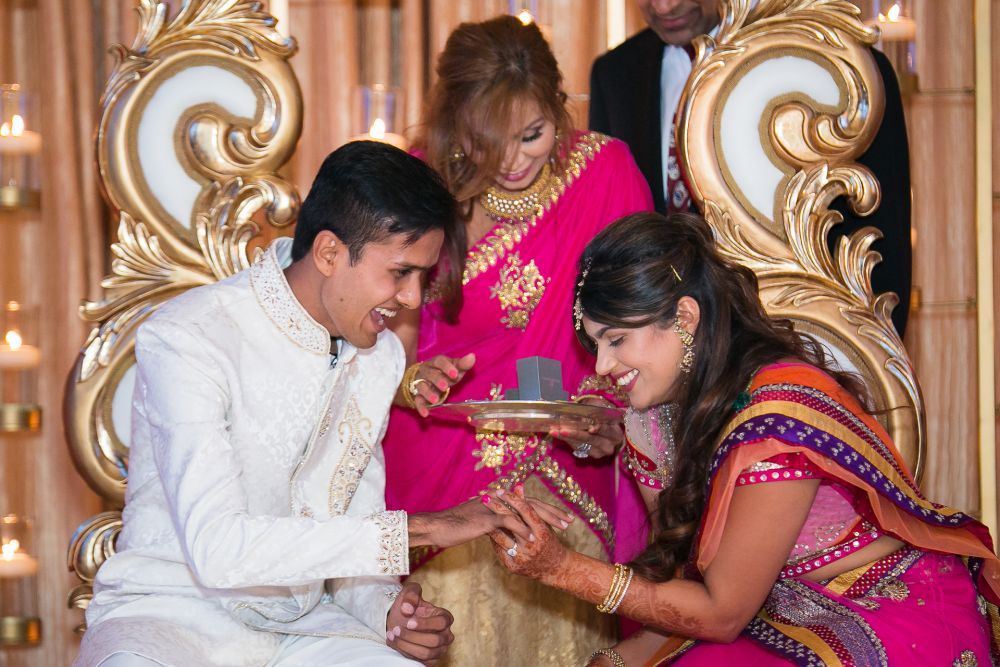 0242 NJ Indian Wedding Ring Ceremony