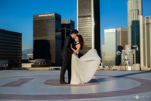 0009 CB Downtown Los Angeles Engagement Photography