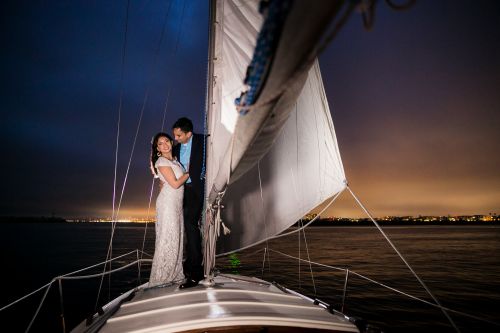 14 Marina Del Rey Venice Sailing Engagement Photography Session