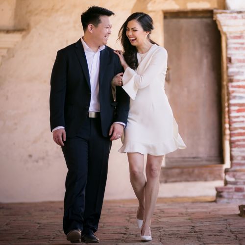 0039 JA Mission San Juan Capistrano Orange County Engagement Photography