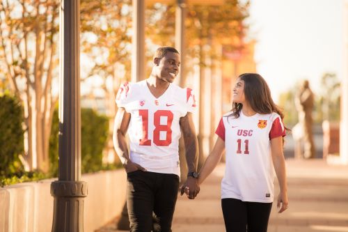 0016 AD USC Downtown Los Angeles County Engagement Photography