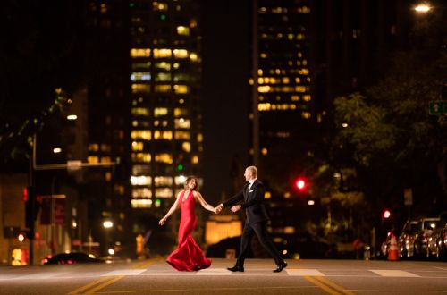 01 downtown los angeles engagement photography