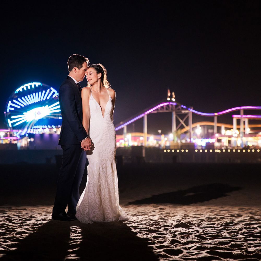 0 Shutters on the Beach Santa Monica Pier Wedding Photography