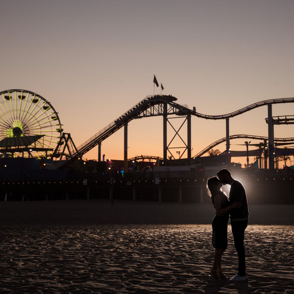 00 Tongva Park Santa Monica Pier Engagement Photography