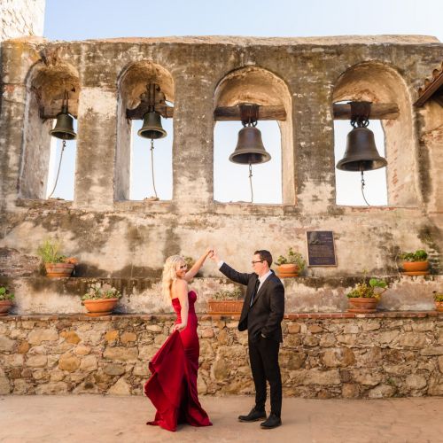 00 San Juan Capistrano Mission Engagement Photography