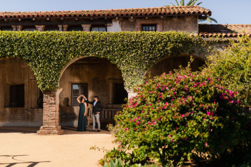 0027 NP Mission San Juan Capistrano Orange County Engagement Photography