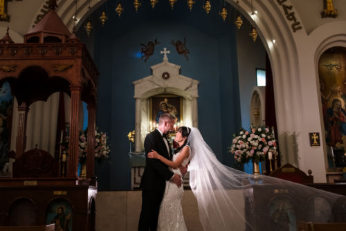 Wedding Ceremony Forty Martyrs Armenian Apostolic Church MicroWedding Lin and Jirsa 1