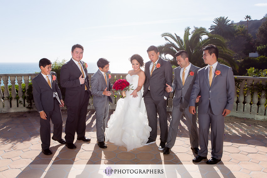 16-bel-air-bay-club-pacific-palisades-wedding-photographer-first-look-wedding-party-photos