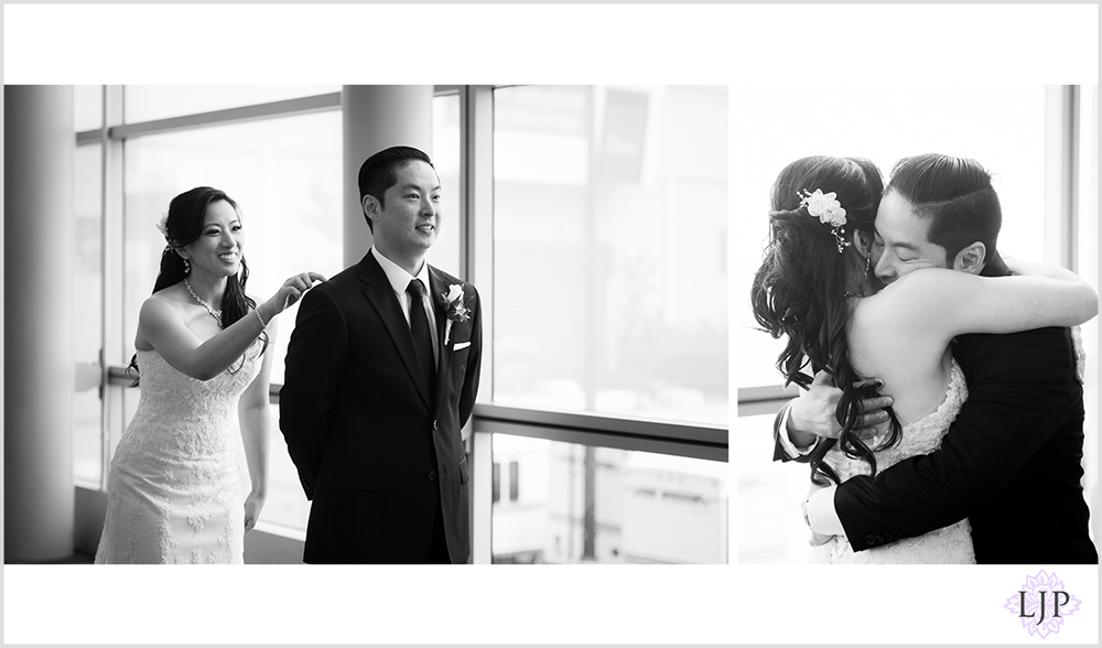 06-jw-marriott-los-angeles-wedding-photographer-first-look-wedding-party-couple-session-photos