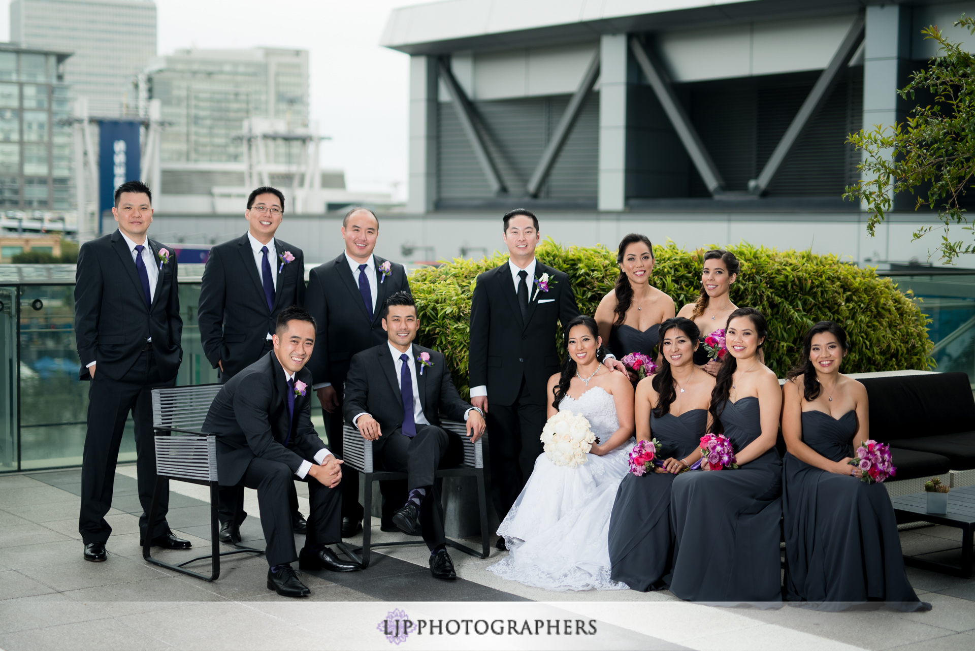 10-jw-marriott-los-angeles-wedding-photographer-first-look-wedding-party-couple-session-photos