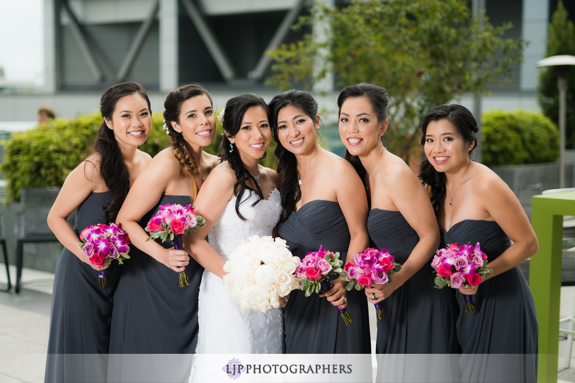 11-jw-marriott-los-angeles-wedding-photographer-first-look-wedding-party-couple-session-photos