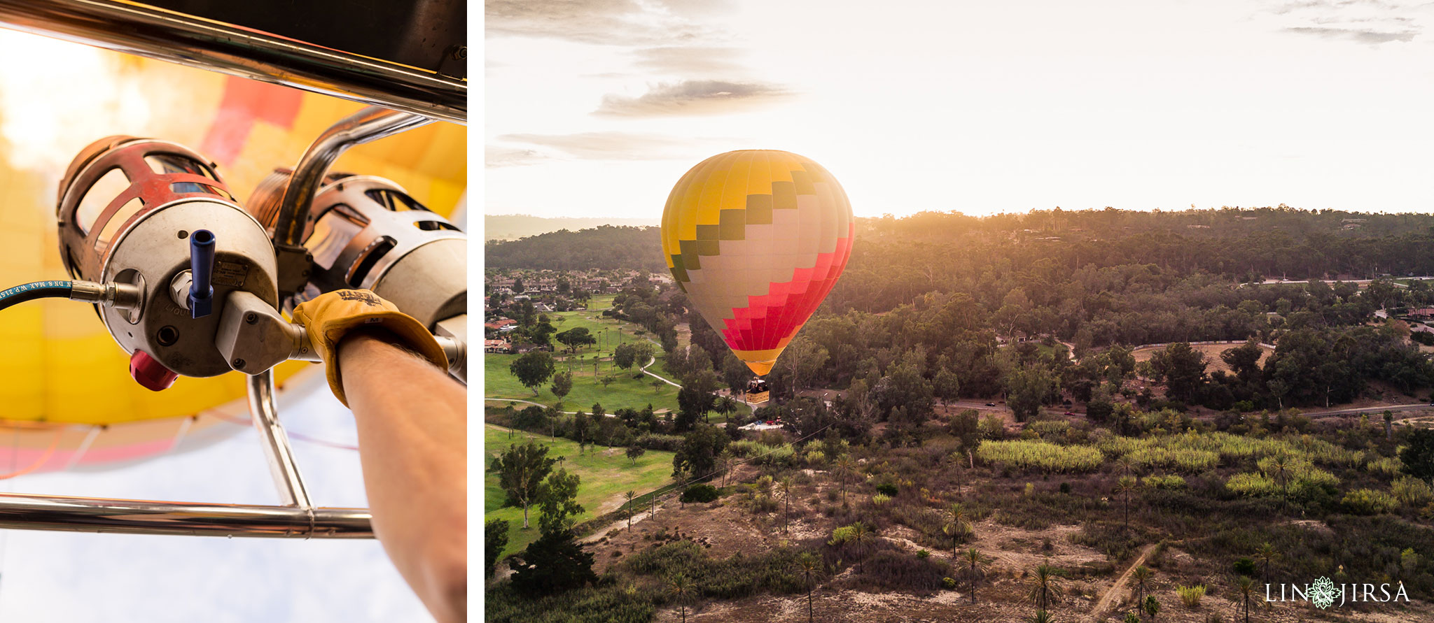 04 hot air balloon san diego engagement photography