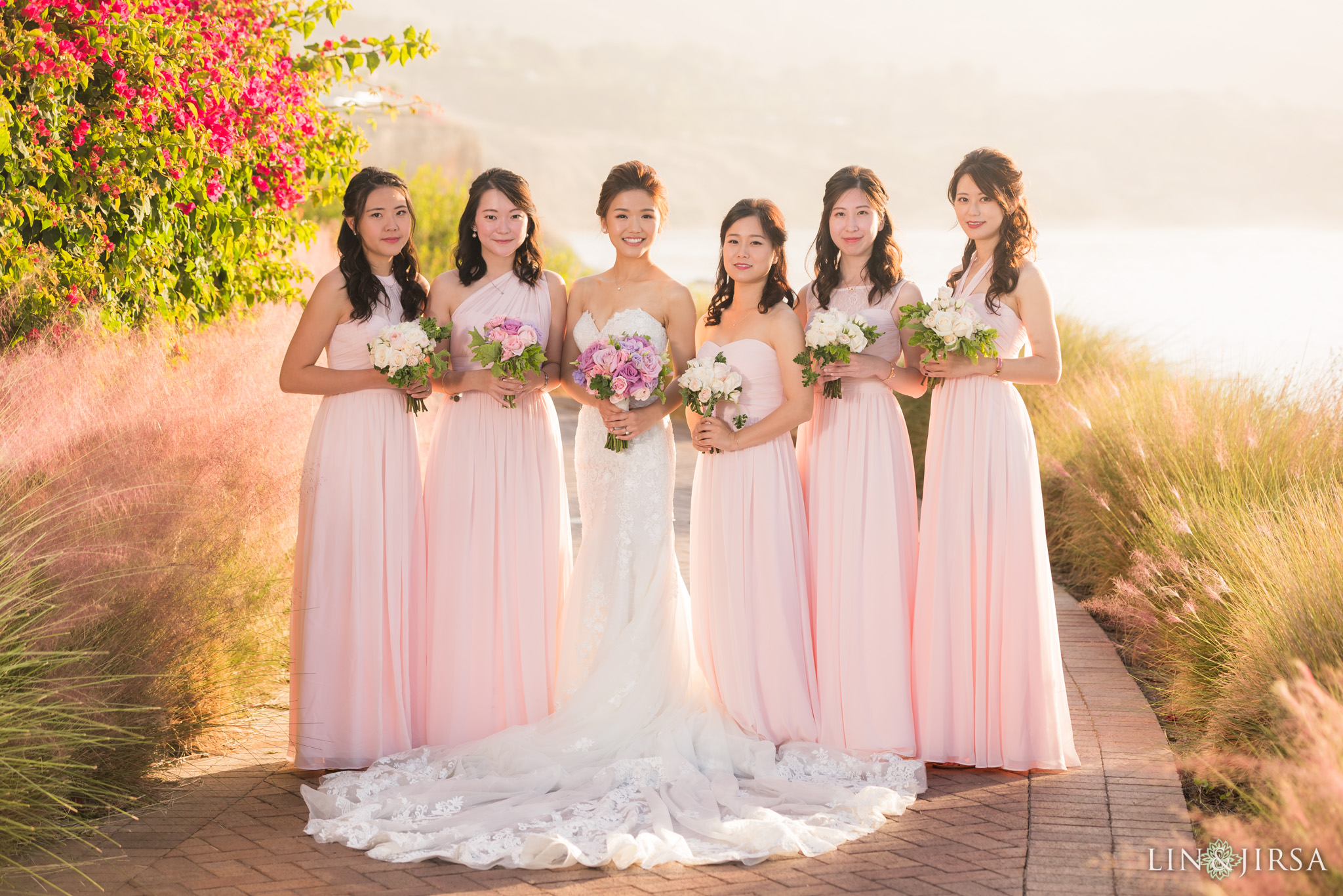 06 terranea resort bridal party wedding photography