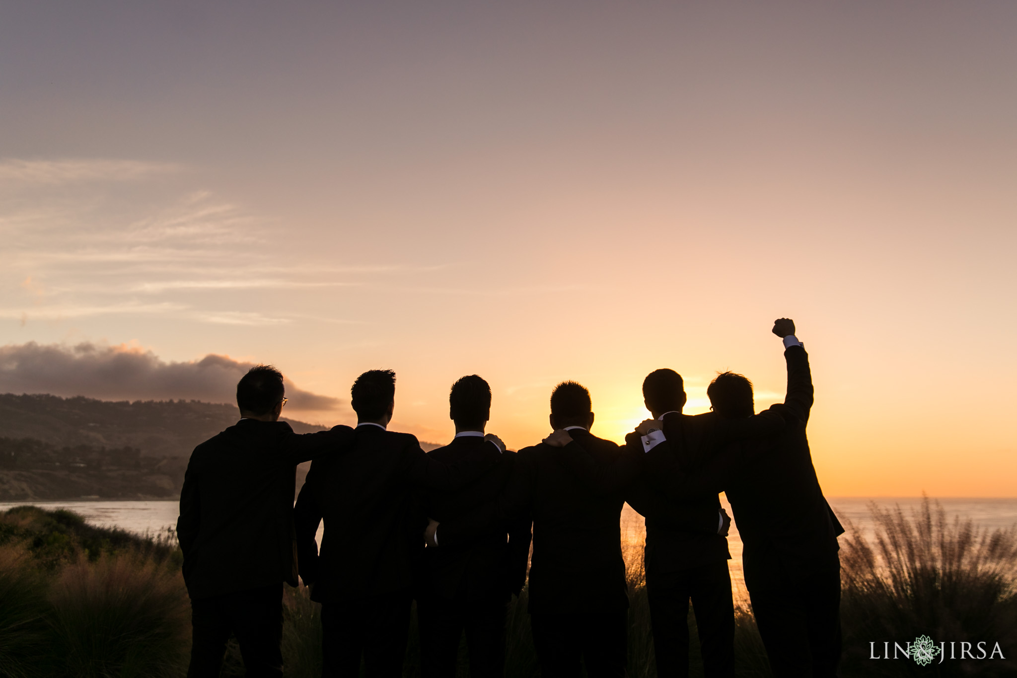 09 terranea resort groomsmen wedding photography