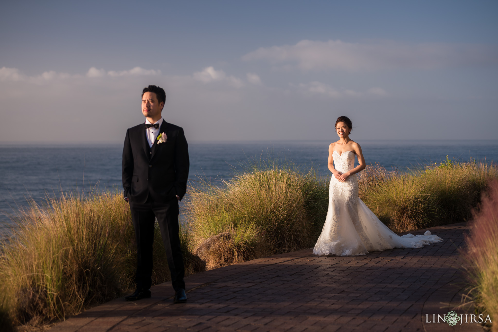 11 terranea resort first look wedding photography