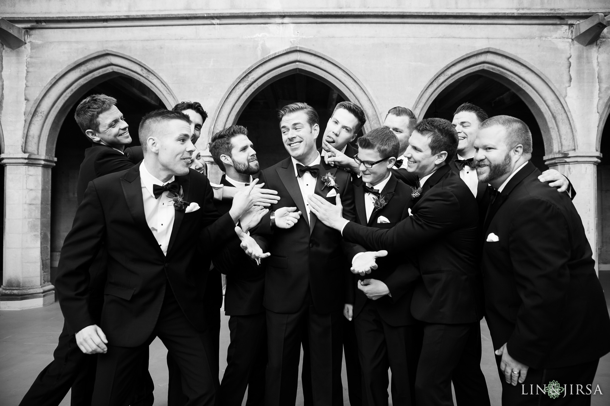 16 macarthur los angeles groomsmen photography