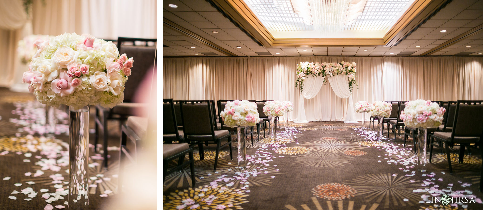 23 hilton costa mesa wedding ceremony photography