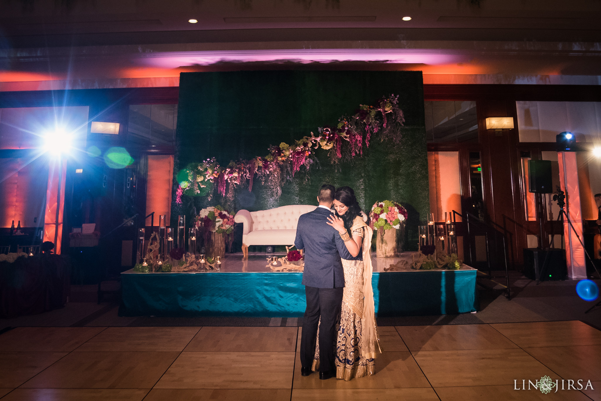 26 the westin long beach indian wedding reception photography