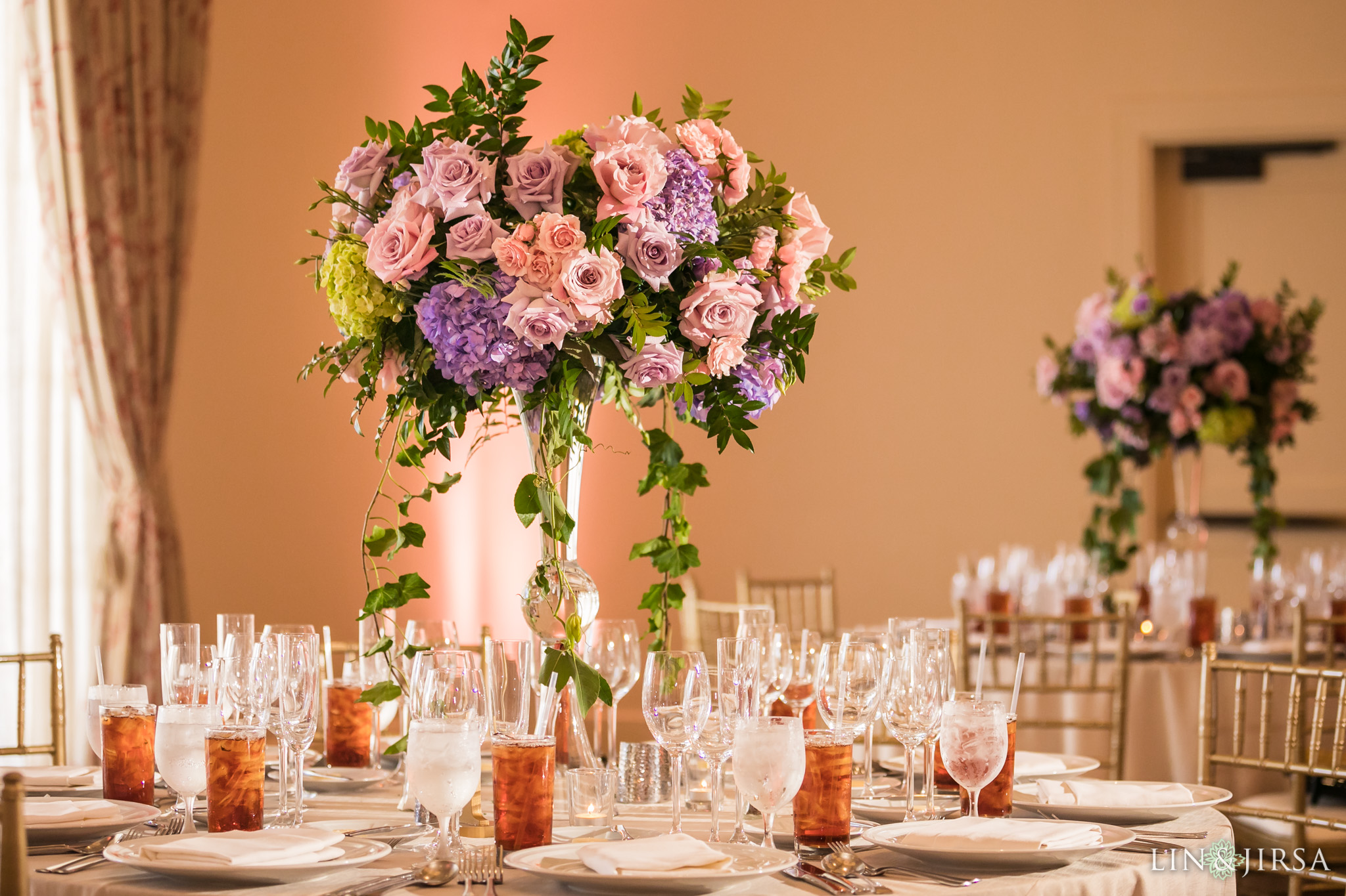 27 terranea resort wedding reception photography