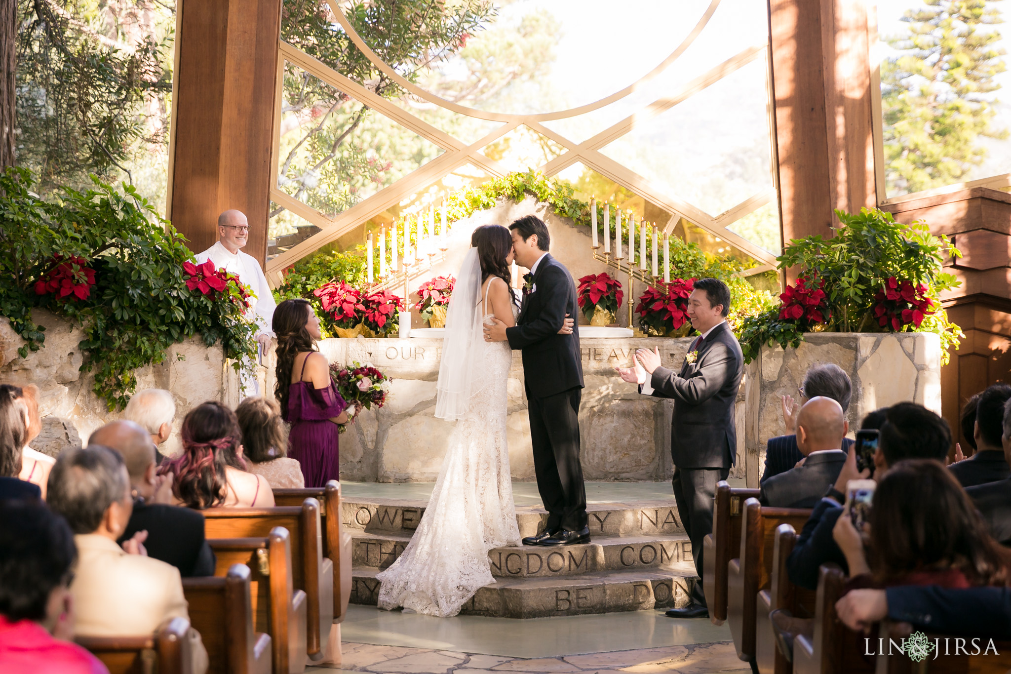 28 wayfarers chapel wedding ceremony photography