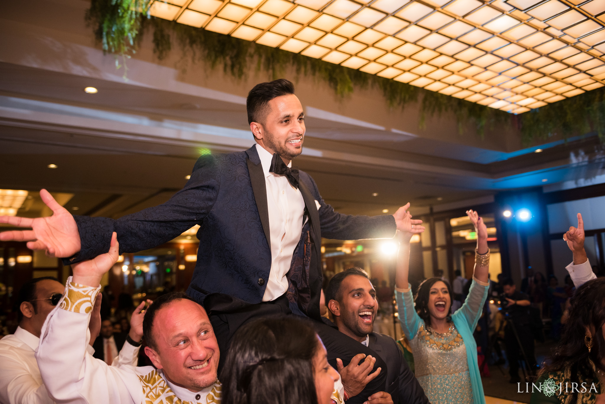 34 the westin long beach indian wedding reception photography