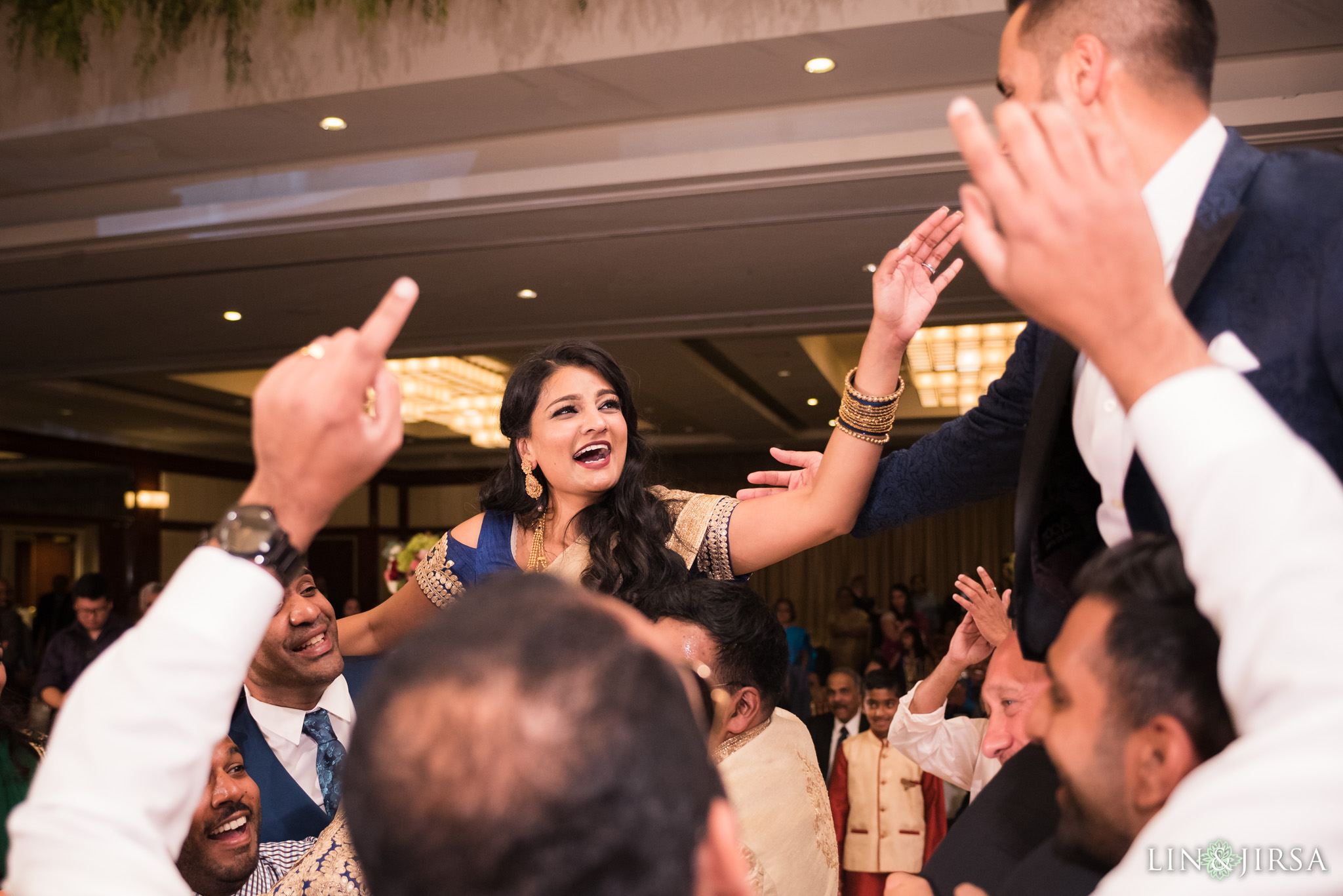 35 the westin long beach indian wedding reception photography