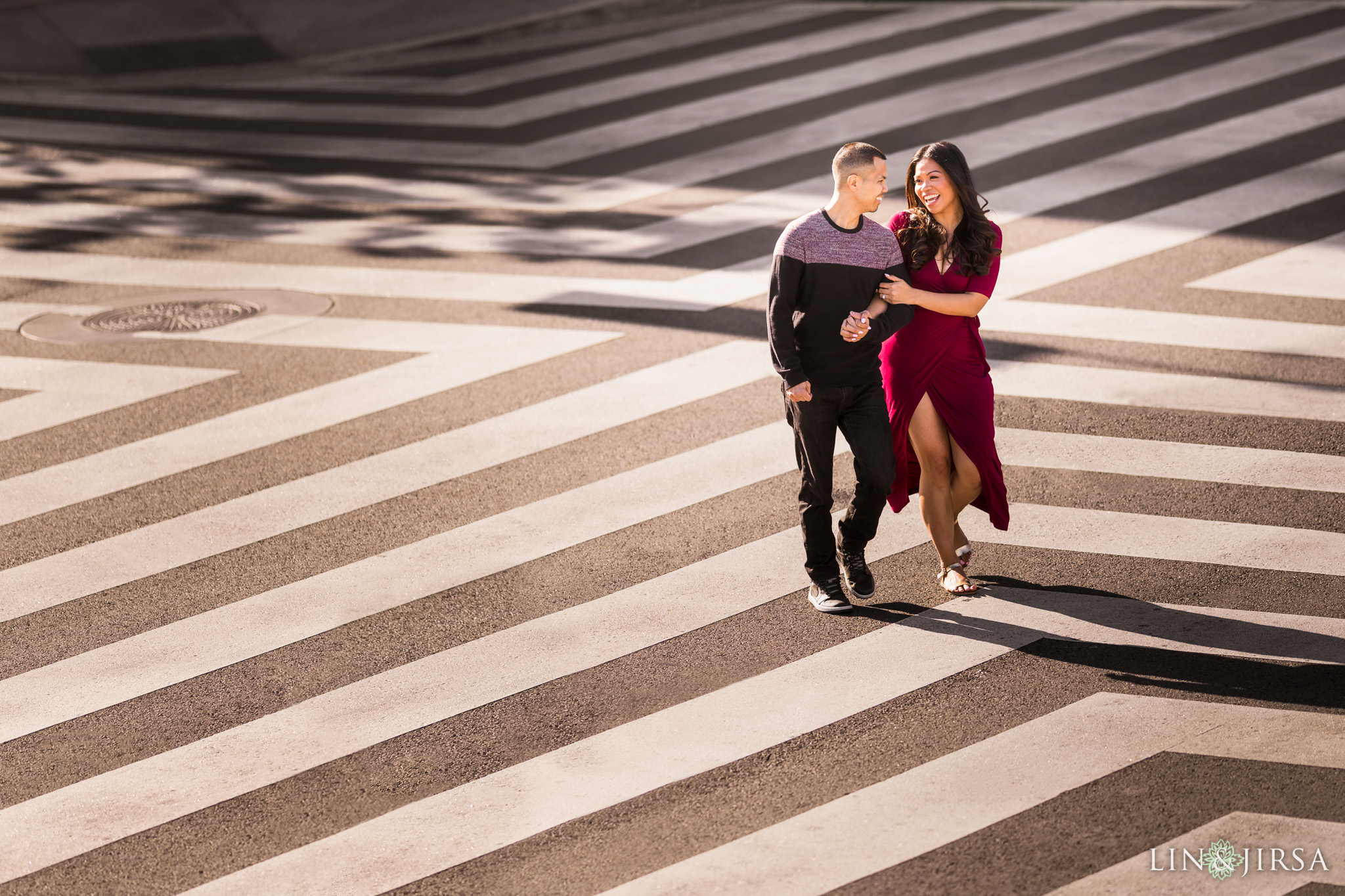 01 metro station santa monica engagement photography