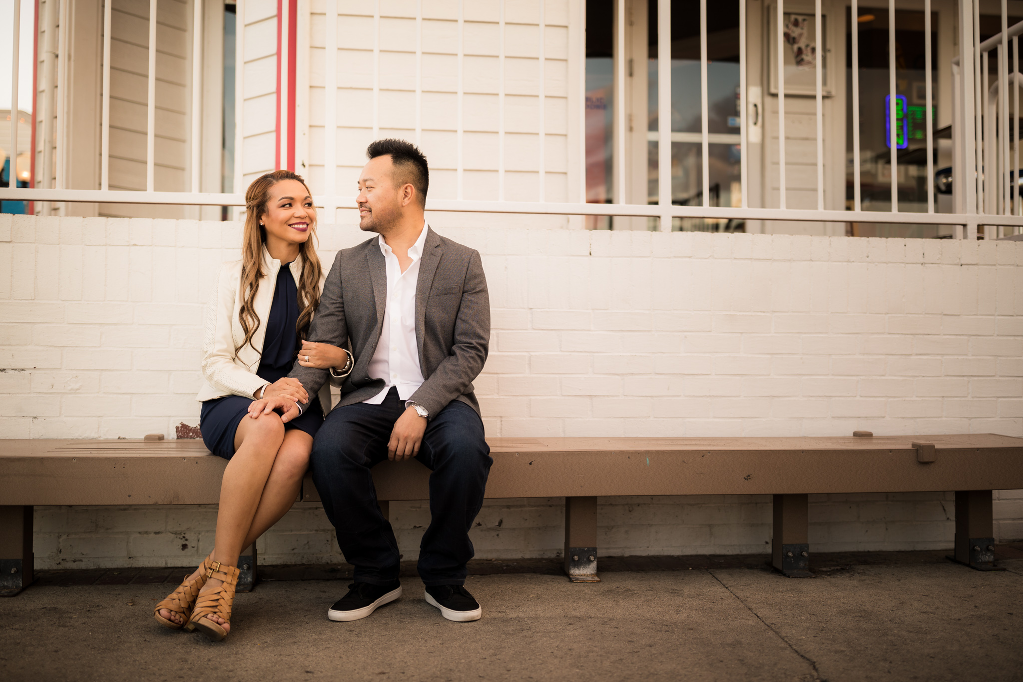 14 newport beach pier engagement photography