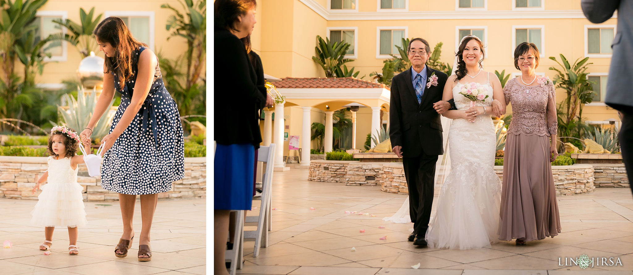 18 san gabriel hilton wedding ceremony photography