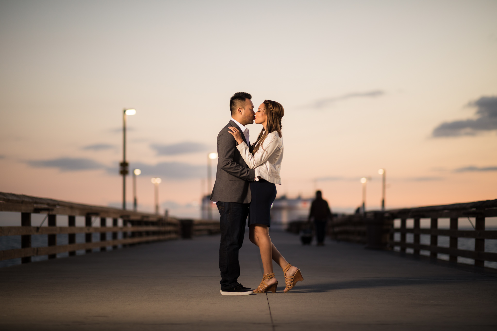 20 newport beach pier engagement photography