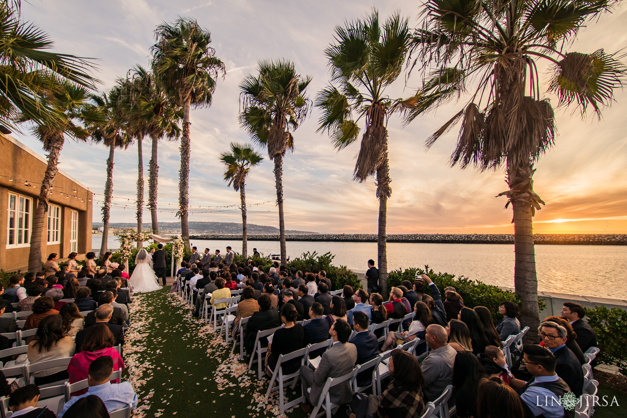 21 portofino hotel redondo beach wedding ceremony photography
