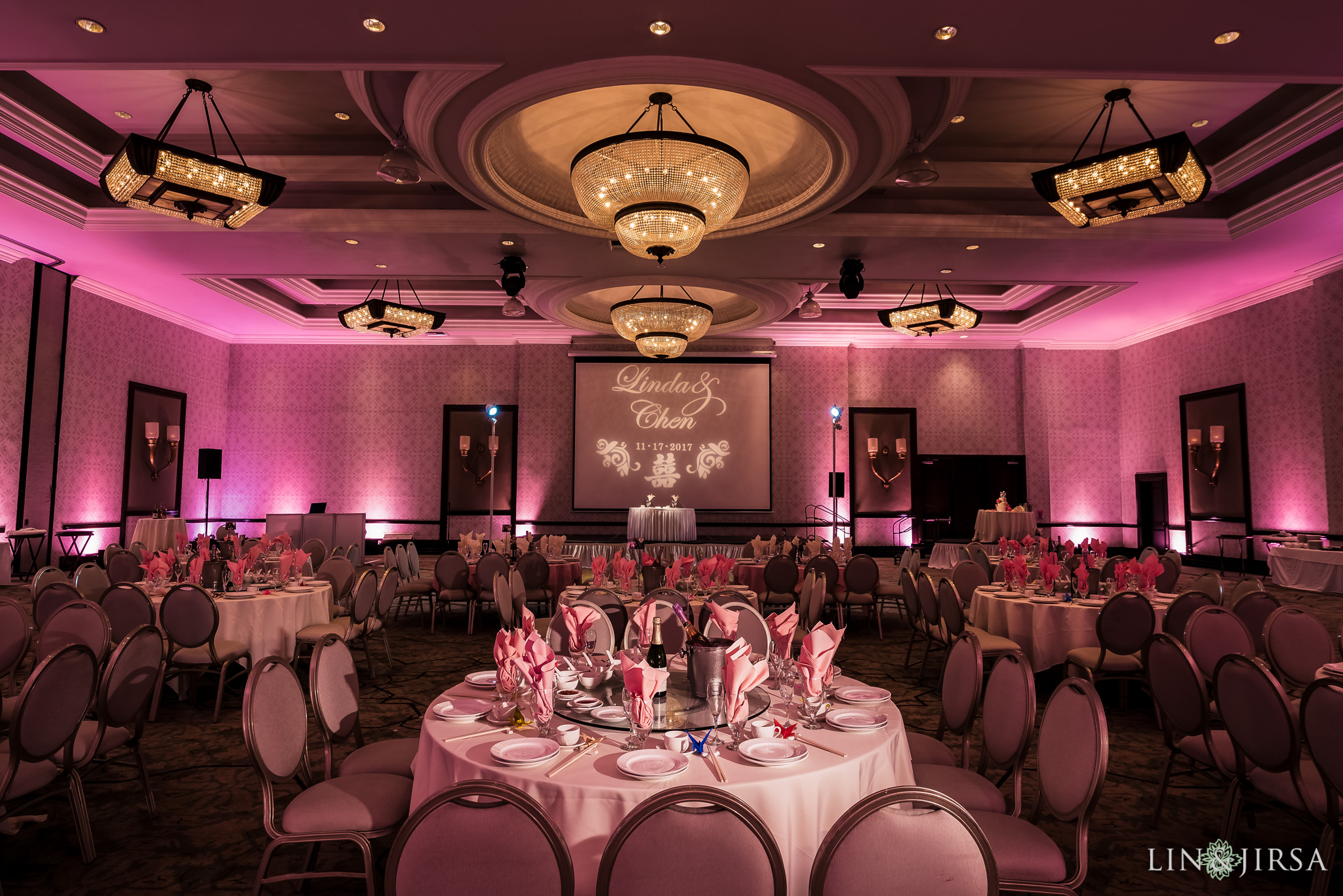 23 san gabriel hilton wedding reception photography